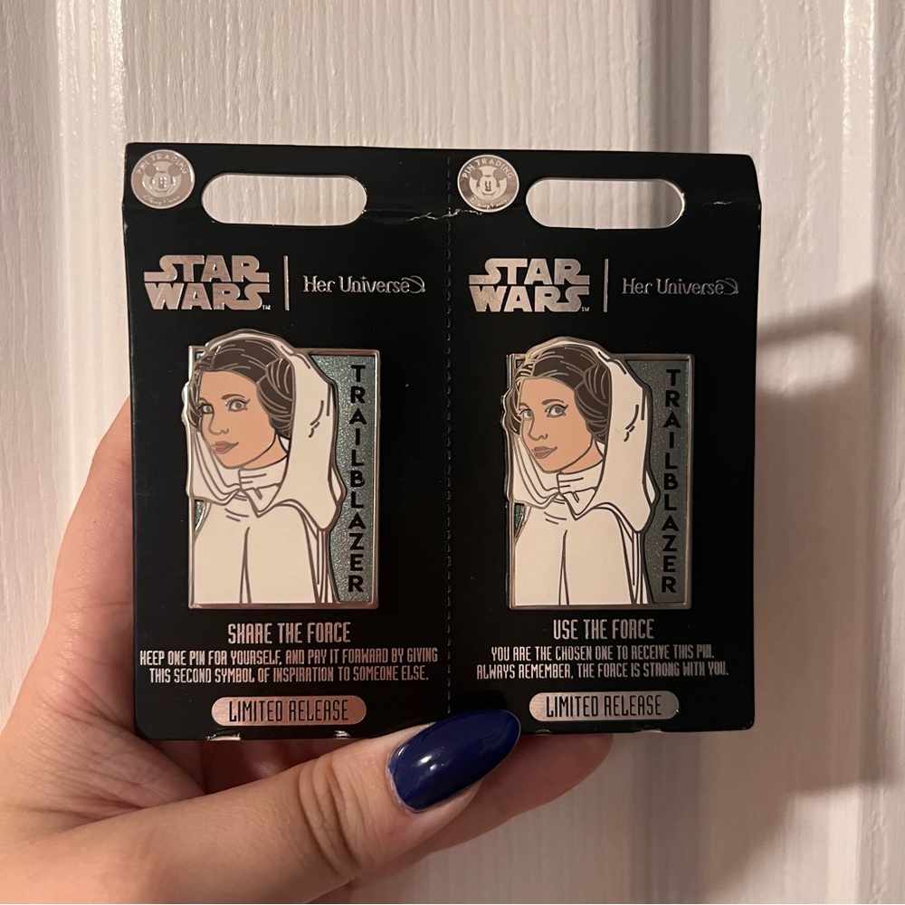 Limited Edition Her Universe Star Wars Princess Leia Pins